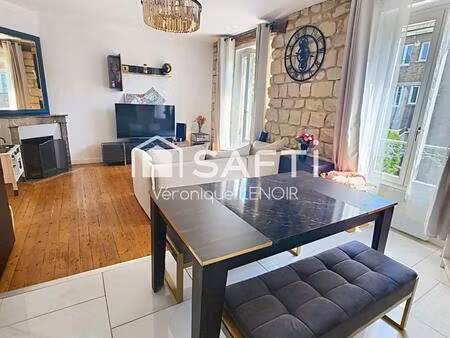 maisons laffitte - quartier saint nicolas: beau duplex 3p de 63.9m2