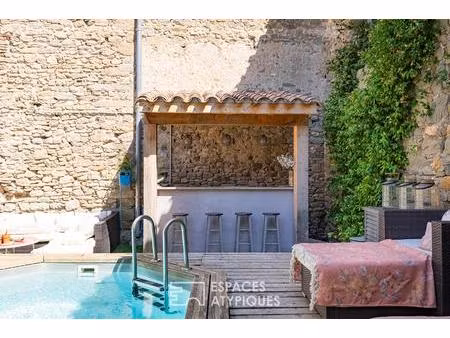maison de caractère avec piscine au coeur de peyriac-minervois