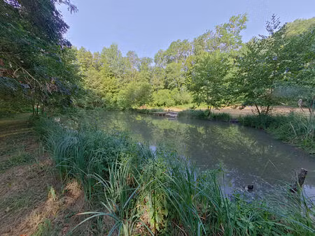 terrain de loisirs avec etang - antran