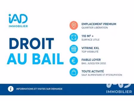 droit au bail à nice (06000)