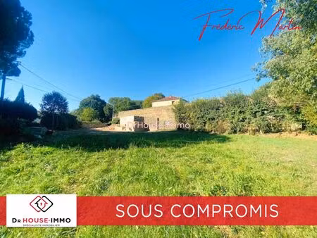 collias  très beau terrain constructible au calme de 610 m² avec les commerces à pied.