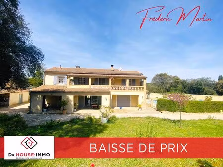 collias  en nouveauté belle maison provençale de plus de 300 m² avec sa piscine et ses deu