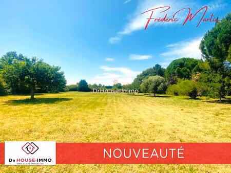 la bruguière  en nouveauté très beau terrain constructible au calme de 2400 m² avec divisi