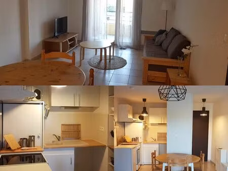 f2 meublé 41m2 + garage centre-ville - bagnols-sur-cèze