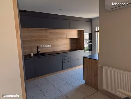 t3 73m² / cuisine haut de gamme / 2 jardins au calme sans vis-à-vis