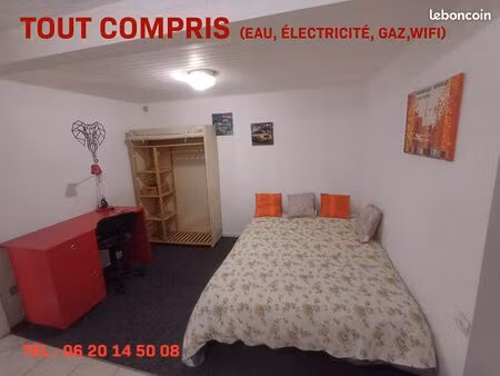 studio meublé (charges comprises eau elec gaz wify )