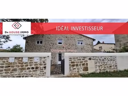 splendide immeuble de 4 appartements avec terrain à authezat.