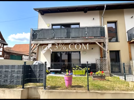 vente appartement 4 pièces 78 m² à eckwersheim (67550)  278 100 €