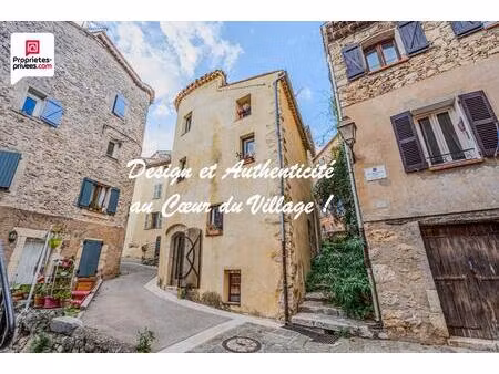 design et authenticite pour cette maison de village unique !