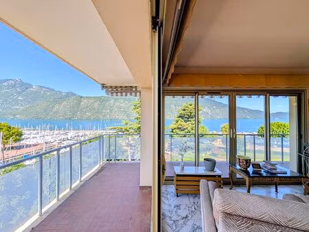 appartement aix les bains 3 pièces - balcon avec vue exceptionnelle sur le lac