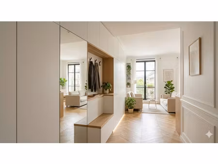 puteaux centre – élégant 4 pièces avec balcon  loggia et parking