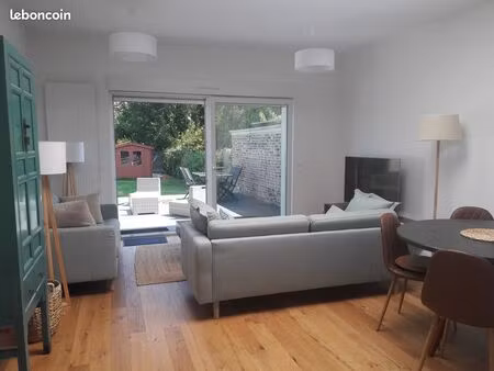 maison meublee avec terrasse et jardin à 200m de l'ecole européenne lille métropole