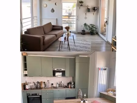 appartement 3 pièces  lumineux et rénové