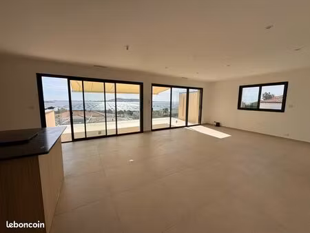 villa contemporaine neuve 160m² vue étang de thau - bouzigues