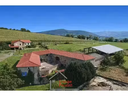 corps de ferme avec terrain et box