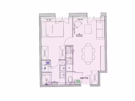 vente appartement 2 pièces 32 m² saint-genis-laval (69230)