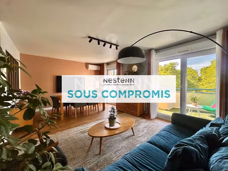 vente appartement 4 pièces 78 m² bron (69500)