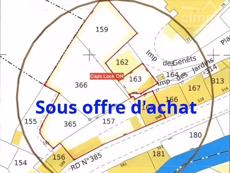 vente terrain 379 m² lamure-sur-azergues (69870)