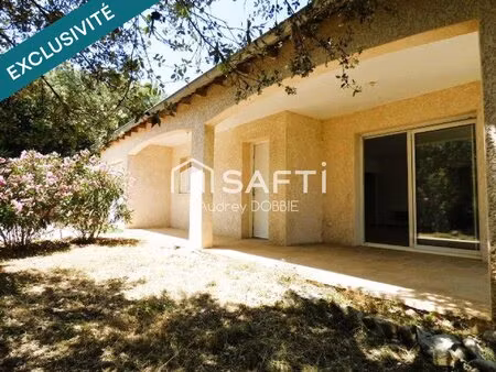 07140 les vans : maison de plain pied de 95m² sur 1830m² de terrain