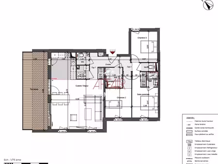 vente appartement 4 pièces 98 m² collonges-sous-salève (74160)