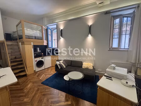 appartement t1 en duplex meublé de 28.85 m2 quartier des carmes
