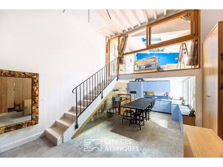 local réinventé en loft calme absolu