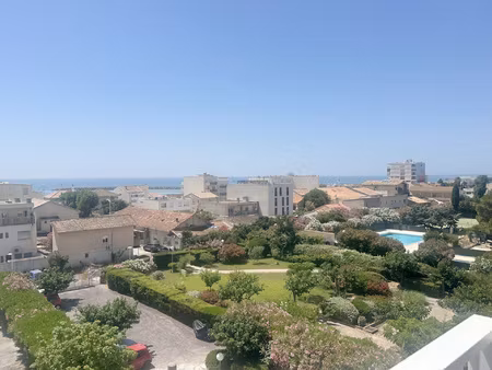carnon plage studio avec vue mer exceptionnelle