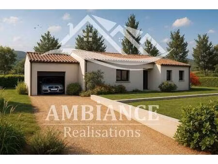 terrain avec maison neuve à vendre