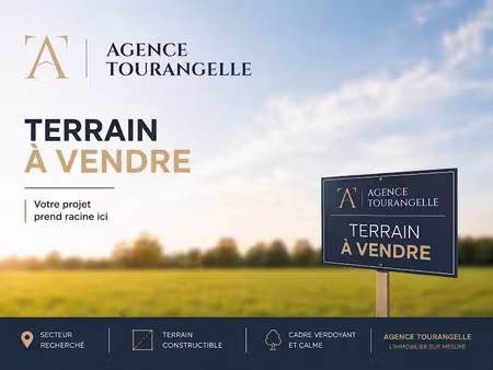 vente terrain 1184 m² à véretz (37270)  142 500 €