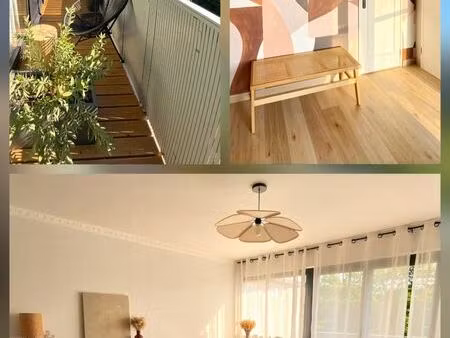t4 entièrement rénové • 79 m² • ascenseur • balcon • chauffage & eau compris