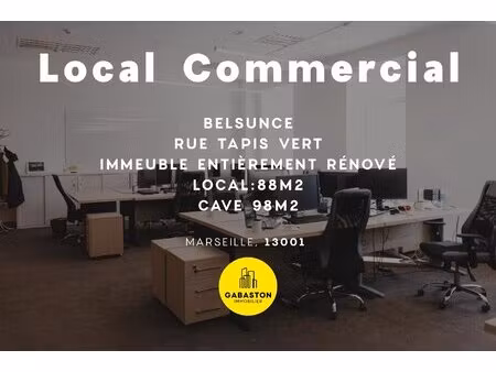 local commercial i belsunce 1er  marseille