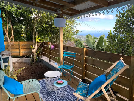 maison de 120 m² avec t2 indépendant vue littoral la fontaine saint-leu