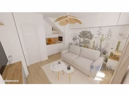 appartement 1 pièce 17 m²