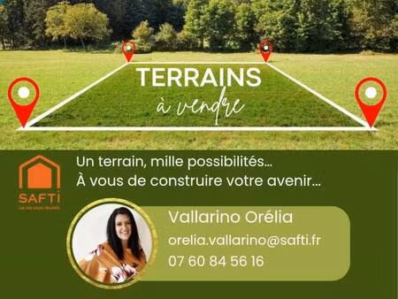 terrain constructible à vendre