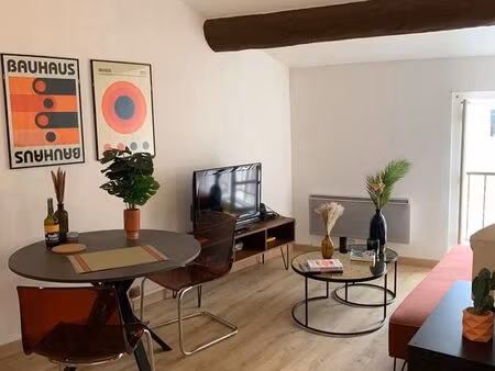 charmant t2 meublé à louer – quartier la roquette – 36 m² – dernier étage