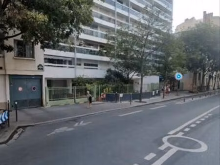 place de parking sécurisée à louer – paris 11e – avenue parmentier