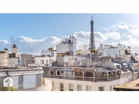 paris 16ème- chaillot - appartement familial 5 pièces de 158.07 m² avec vues dégagées
