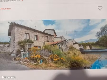 vend maison à gouttenoire  commune de chabreloche