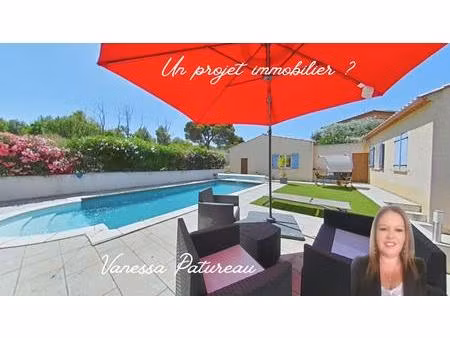 maison ouveillan 4 pièce(s) 90 m2  piscine  garage