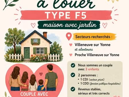recherche maison avec jardin