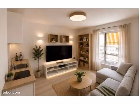 studio entièrement rénové - nice californie - tram & mer