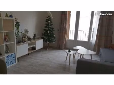 grand t2 55 m2 centre ville martroi lumineux