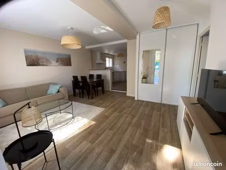 t2 meublé 52 m² en parfait état – entièrement équipé – centre saint-brevin-les-pins – 950 