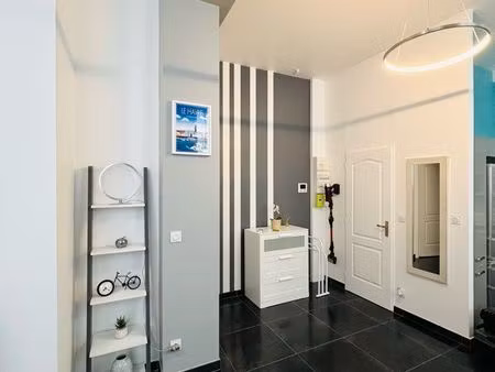 location meublée 43 m² avec dressing – hypercentre / mairie – le havre