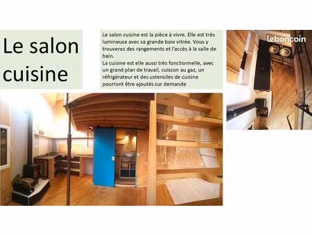 location mensuelle – studio écologique de 29 m² – très basse consommation