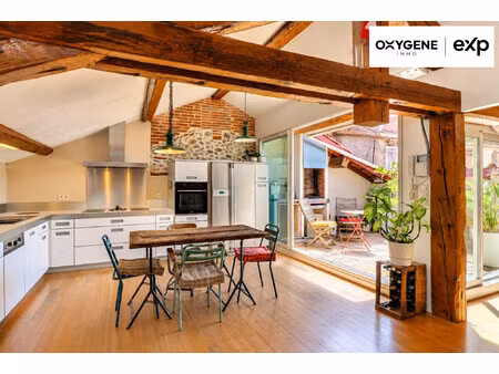 ensemble immobilier de caractère à perpignan : duplex + studio