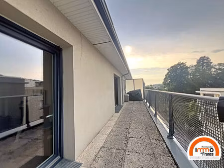 appartement avec terrasse de 16m² + parking en sous sol rouen 2 pièce(s) 38.27 m2
