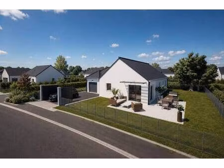 terrain avec maison neuve à vendre