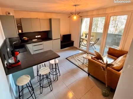 ◊ castelnau-le-lez – t3 moderne meublé avec terrasse et grand parking