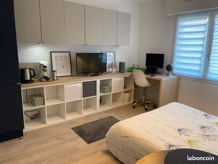 studio entièrement meublé 21m2 avec garage clos